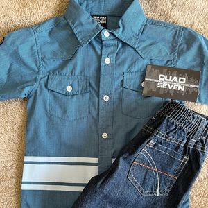 Brand new boys 2 piece shorts set